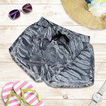 Fern Fossil Print Women's Shorts