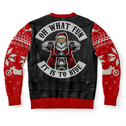 Oh What Fun It Is To Ride Ugly Christmas Sweater
