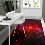 Fiery Nebula Universe Galaxy Space Print Area Rug GearFrost