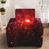 Fiery Nebula Universe Galaxy Space Print Armchair Slipcover