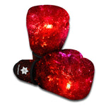 Fiery Nebula Universe Galaxy Space Print Boxing Gloves