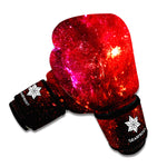 Fiery Nebula Universe Galaxy Space Print Boxing Gloves