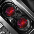 Fiery Nebula Universe Galaxy Space Print Car Coasters