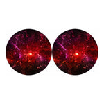 Fiery Nebula Universe Galaxy Space Print Car Coasters
