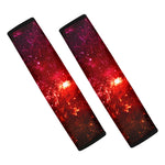 Fiery Nebula Universe Galaxy Space Print Car Seat Belt Covers