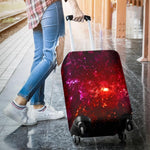 Fiery Nebula Universe Galaxy Space Print Luggage Cover GearFrost
