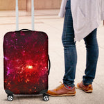 Fiery Nebula Universe Galaxy Space Print Luggage Cover GearFrost