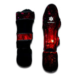 Fiery Nebula Universe Galaxy Space Print Muay Thai Shin Guard