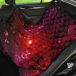 Fiery Nebula Universe Galaxy Space Print Pet Car Back Seat Cover