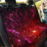 Fiery Nebula Universe Galaxy Space Print Pet Car Back Seat Cover