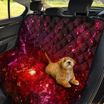 Fiery Nebula Universe Galaxy Space Print Pet Car Back Seat Cover