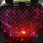 Fiery Nebula Universe Galaxy Space Print Pet Car Back Seat Cover