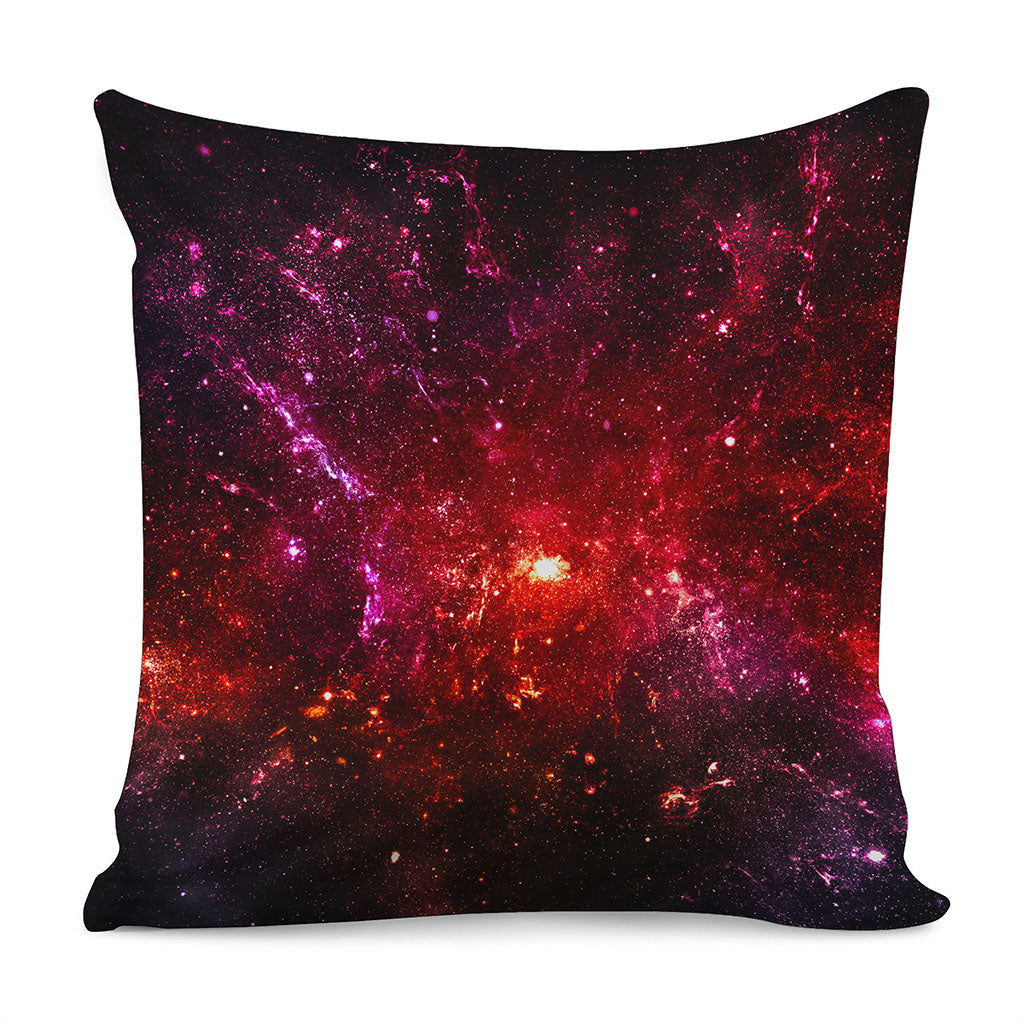 Fiery Nebula Universe Galaxy Space Print Pillow Cover