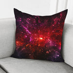 Fiery Nebula Universe Galaxy Space Print Pillow Cover
