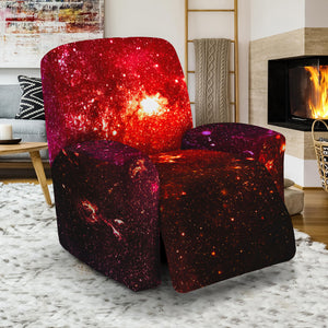 Fiery Nebula Universe Galaxy Space Print Recliner Slipcover