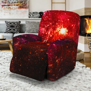 Fiery Nebula Universe Galaxy Space Print Recliner Slipcover