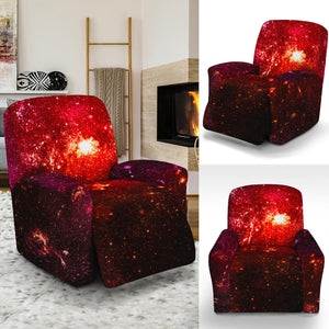 Fiery Nebula Universe Galaxy Space Print Recliner Slipcover