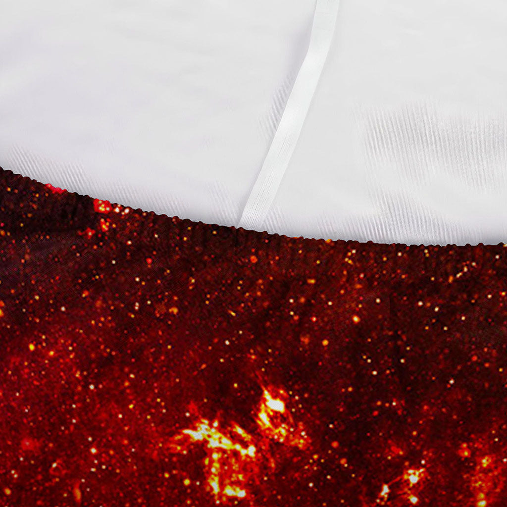 Fiery Nebula Universe Galaxy Space Print Sofa Cover