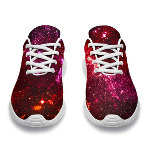 Fiery Nebula Universe Galaxy Space Print Sport Shoes GearFrost