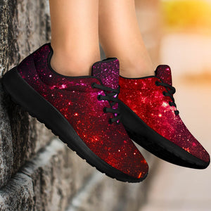 Fiery Nebula Universe Galaxy Space Print Sport Shoes GearFrost