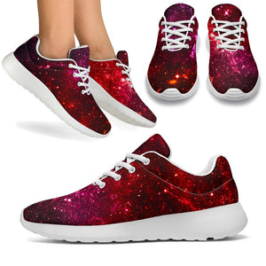 Fiery Nebula Universe Galaxy Space Print Sport Shoes GearFrost