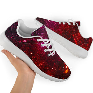 Fiery Nebula Universe Galaxy Space Print Sport Shoes GearFrost