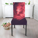 Fiery Star of David Print Dining Chair Slipcover