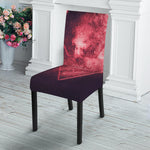 Fiery Star of David Print Dining Chair Slipcover