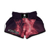 Fiery Star of David Print Muay Thai Boxing Shorts