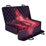 Fiery Star of David Print Pet Car Back Seat Cover