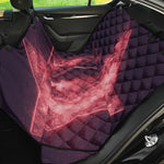 Fiery Star of David Print Pet Car Back Seat Cover
