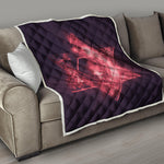 Fiery Star of David Print Quilt