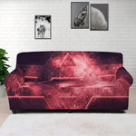 Fiery Star of David Print Sofa Cover