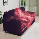 Fiery Star of David Print Sofa Cover