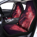 Fiery Star of David Print Universal Fit Car Seat Covers