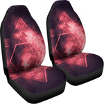 Fiery Star of David Print Universal Fit Car Seat Covers
