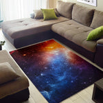 Fiery Universe Nebula Galaxy Space Print Area Rug GearFrost