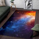 Fiery Universe Nebula Galaxy Space Print Area Rug GearFrost