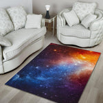 Fiery Universe Nebula Galaxy Space Print Area Rug GearFrost