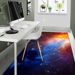 Fiery Universe Nebula Galaxy Space Print Area Rug GearFrost