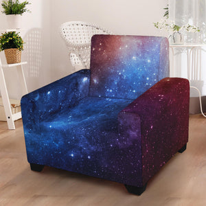 Fiery Universe Nebula Galaxy Space Print Armchair Slipcover