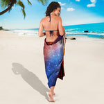 Fiery Universe Nebula Galaxy Space Print Beach Sarong Wrap