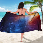 Fiery Universe Nebula Galaxy Space Print Beach Sarong Wrap