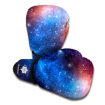 Fiery Universe Nebula Galaxy Space Print Boxing Gloves