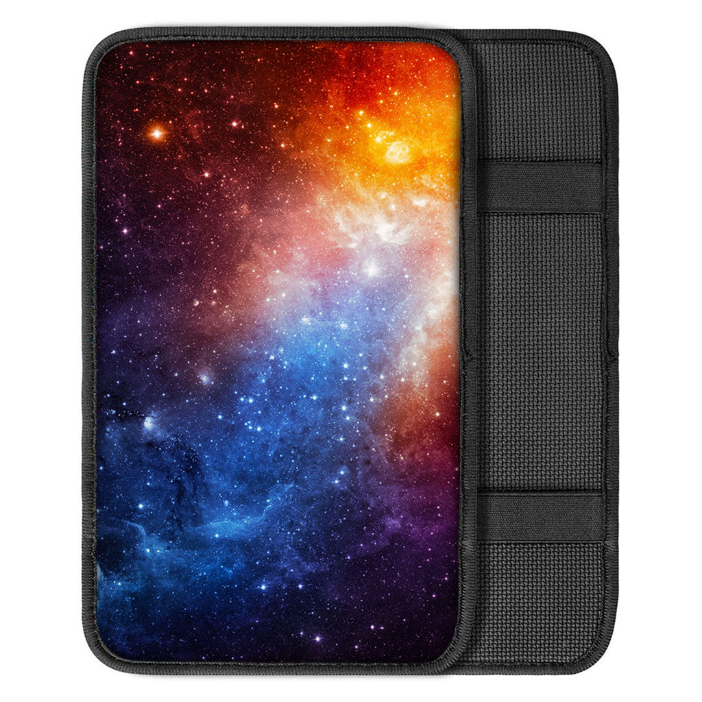 Fiery Universe Nebula Galaxy Space Print Car Center Console Cover