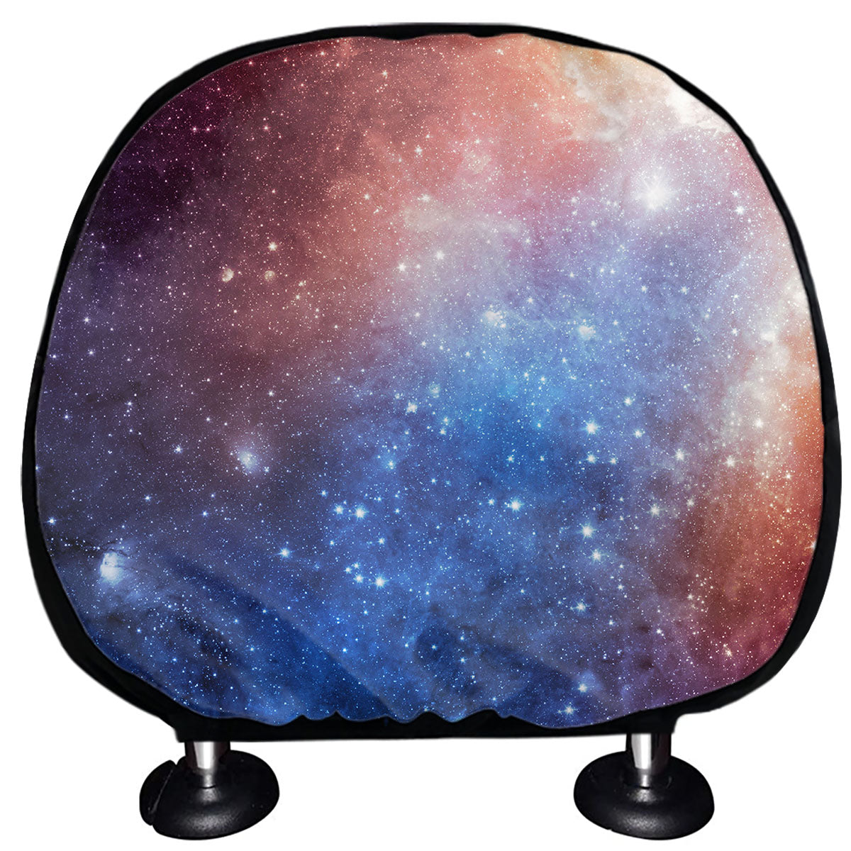 Fiery Universe Nebula Galaxy Space Print Car Headrest Covers