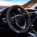 Fiery Universe Nebula Galaxy Space Print Car Steering Wheel Cover