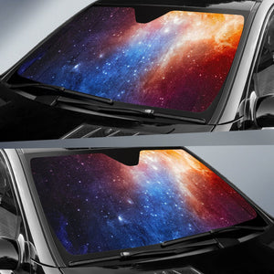 Fiery Universe Nebula Galaxy Space Print Car Sun Shade GearFrost