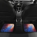 Fiery Universe Nebula Galaxy Space Print Front and Back Car Floor Mats