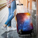 Fiery Universe Nebula Galaxy Space Print Luggage Cover GearFrost